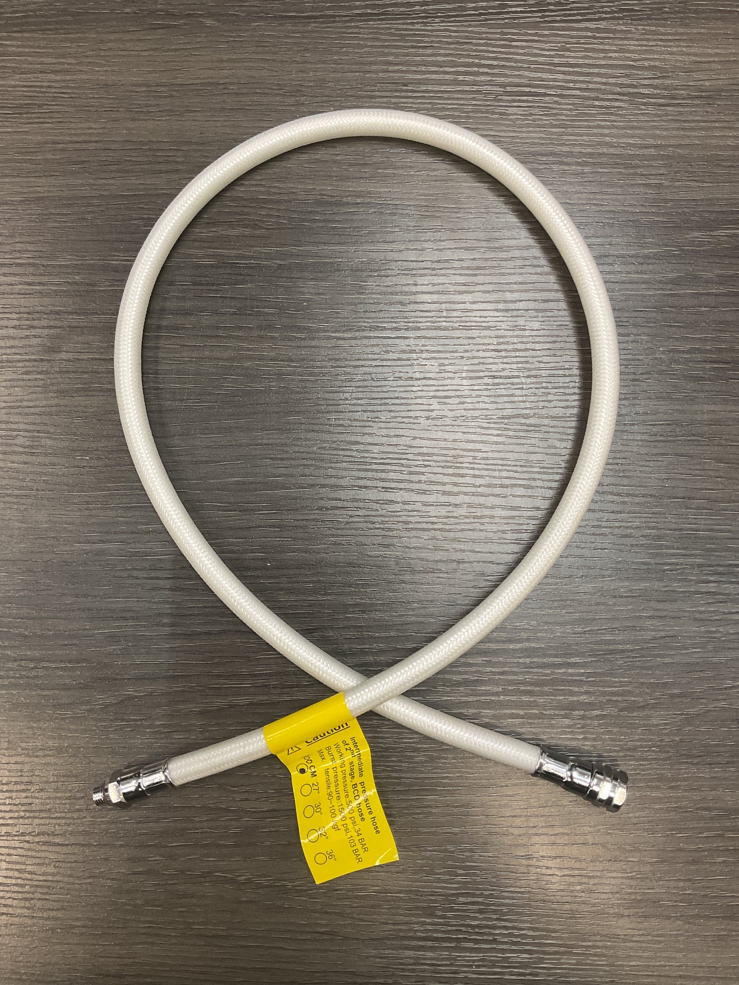 PSI LOW PRESSURE REGULATOR HOSE 100CM WHITE