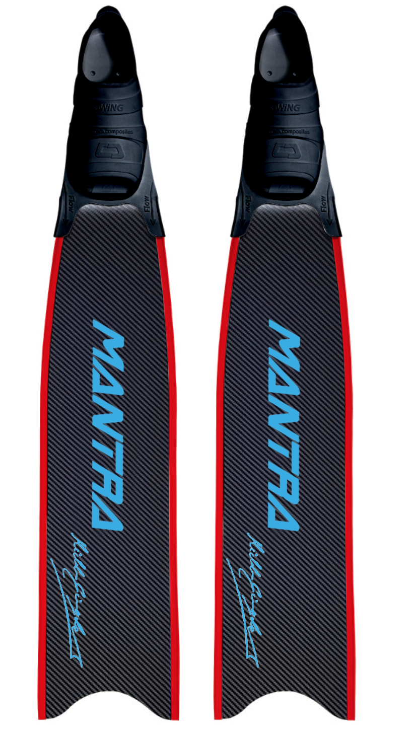 CETMA COMPOSITES MANTRA CUSTOM FIN WITH FOOT POCKET - CYAN