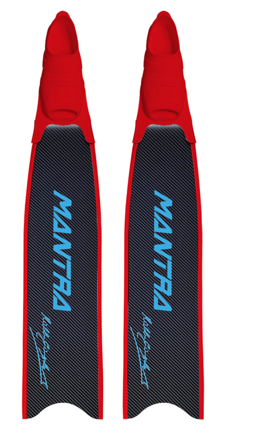 CETMA COMPOSITES MANTRA CUSTOM FIN WITH FOOT POCKET - CYAN