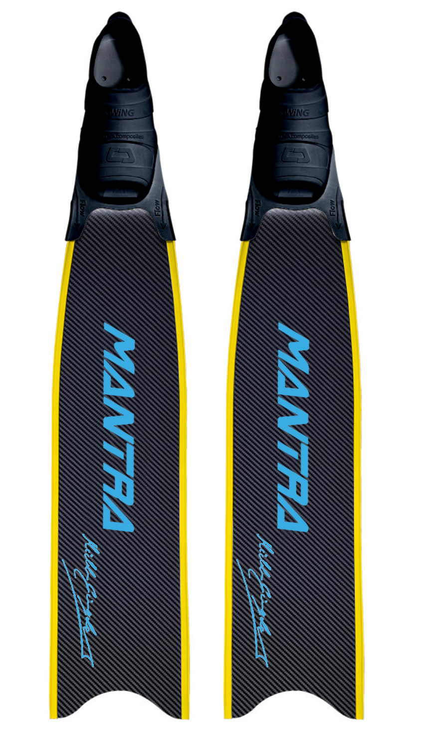 CETMA COMPOSITES MANTRA CUSTOM FIN WITH FOOT POCKET - CYAN