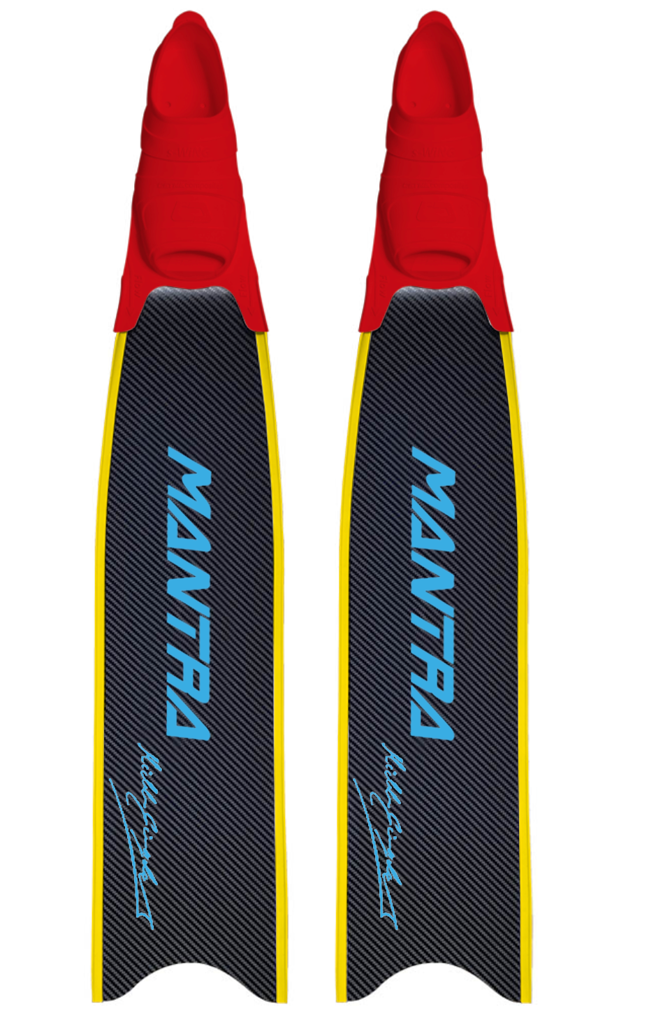 CETMA COMPOSITES MANTRA CUSTOM FIN WITH FOOT POCKET - CYAN