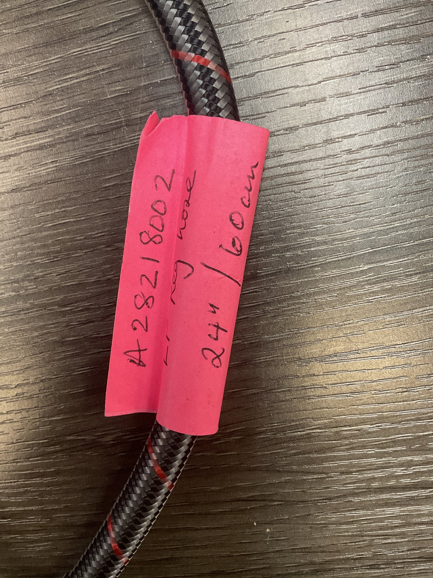 PSI LOW PRESSURE REGULATOR HOSE 24’’ BLACK RED