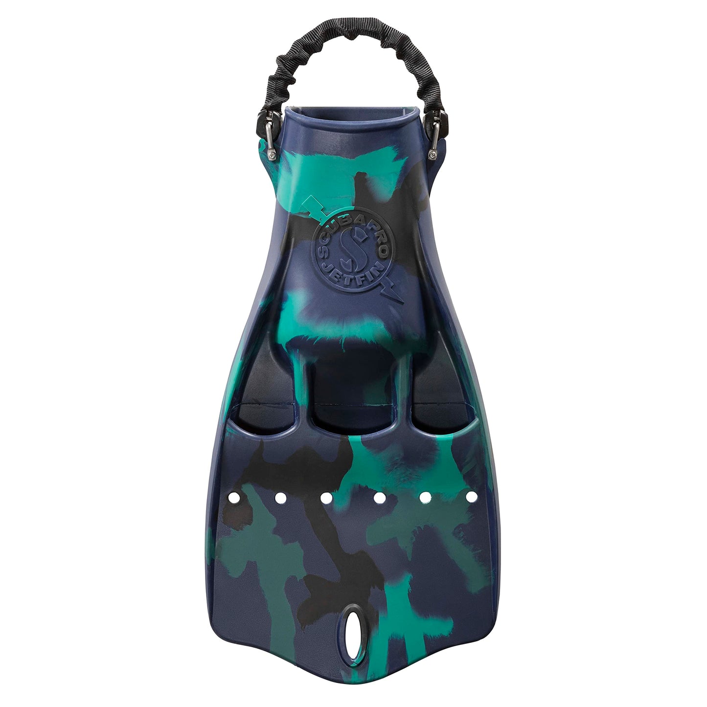 SCUBAPRO JET FIN 潜水脚蹼 深蓝迷彩|SCUBAPRO JET W/SPRING HEEL STRAP - DARK BLUE CAMO (TAIWAN) XL