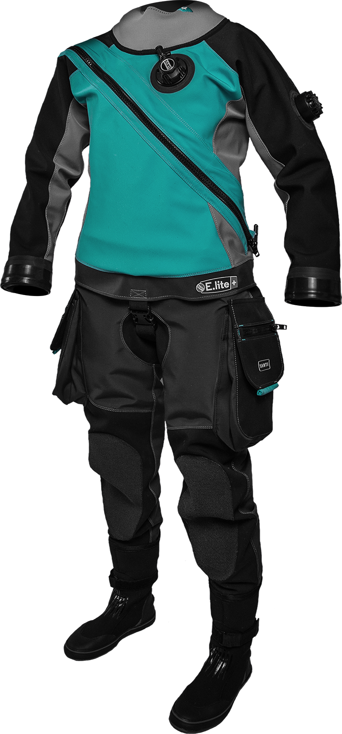 SANTI E.LITE PLUS LADIES FIRST DRYSUIT SIZE L FULLY LOADED