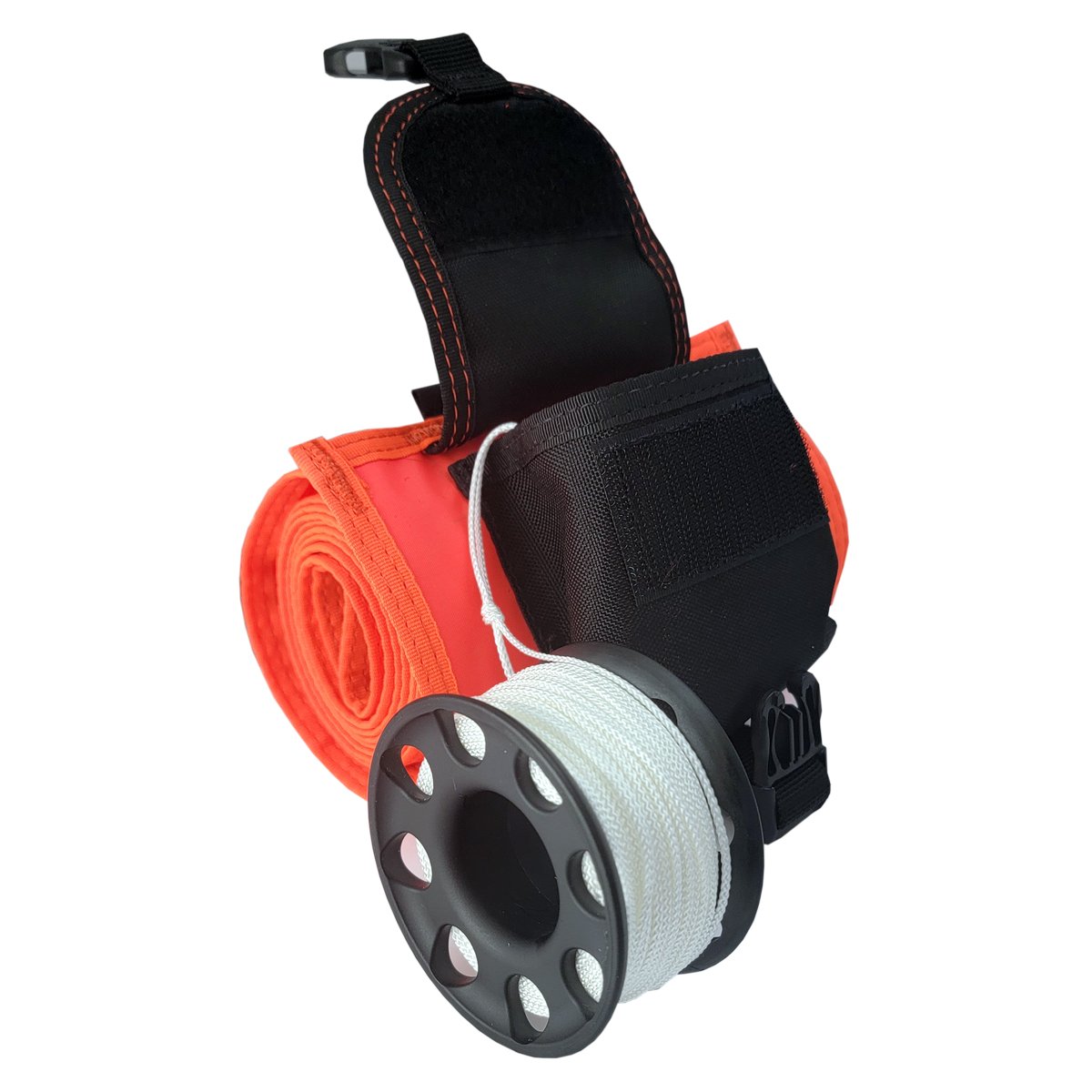 XS SCUBA “QUICK LAUNCH” MARKER BUOY, ORANGE