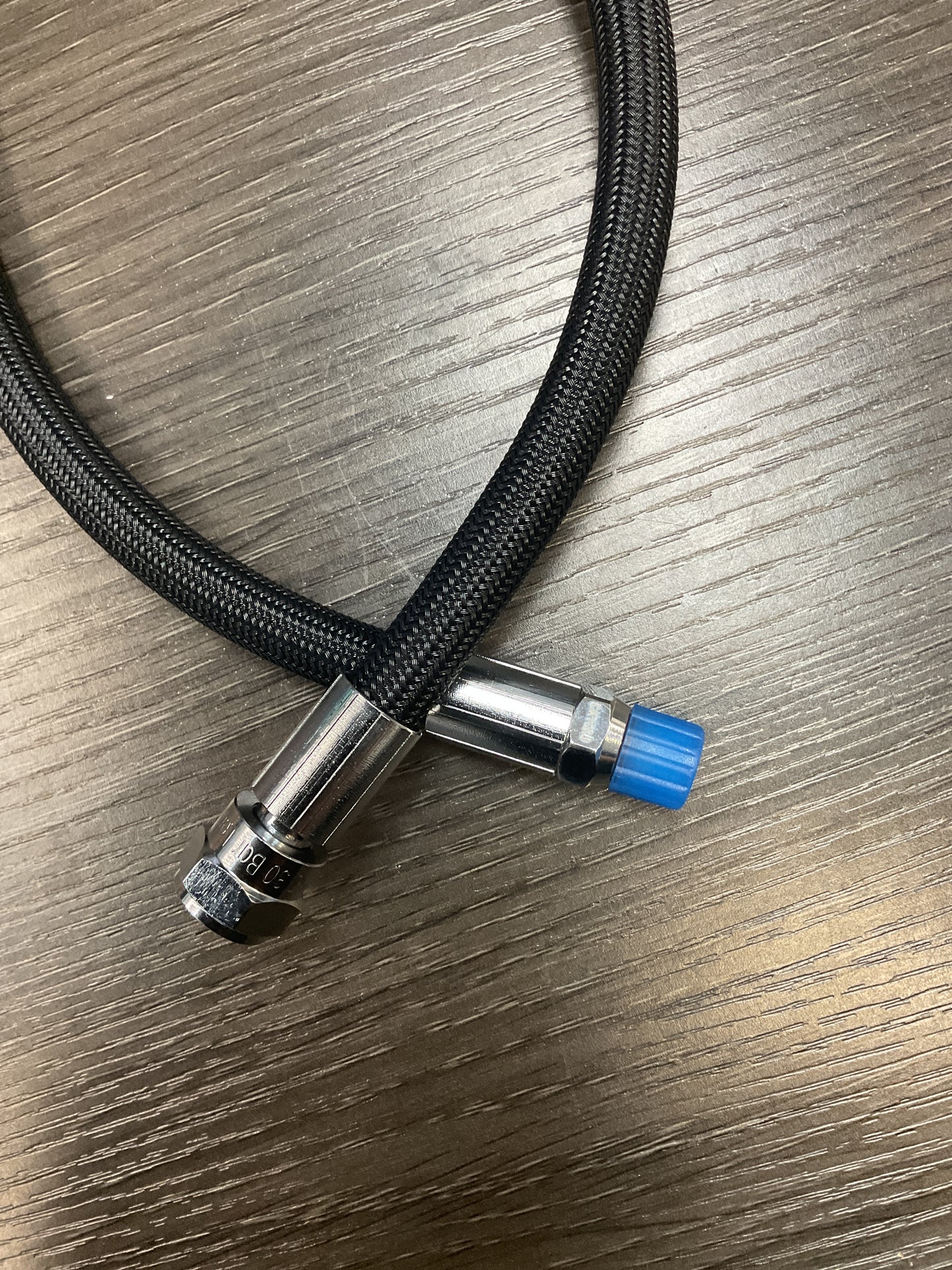 DIVERITE LOW PRESSURE REGULATOR HOSE 55CM BLACK