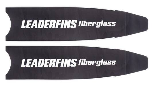 LEADER FIN BLACK CAMO BLADE ONLY WIHTE WATER RAIL WITHOUT LOGO