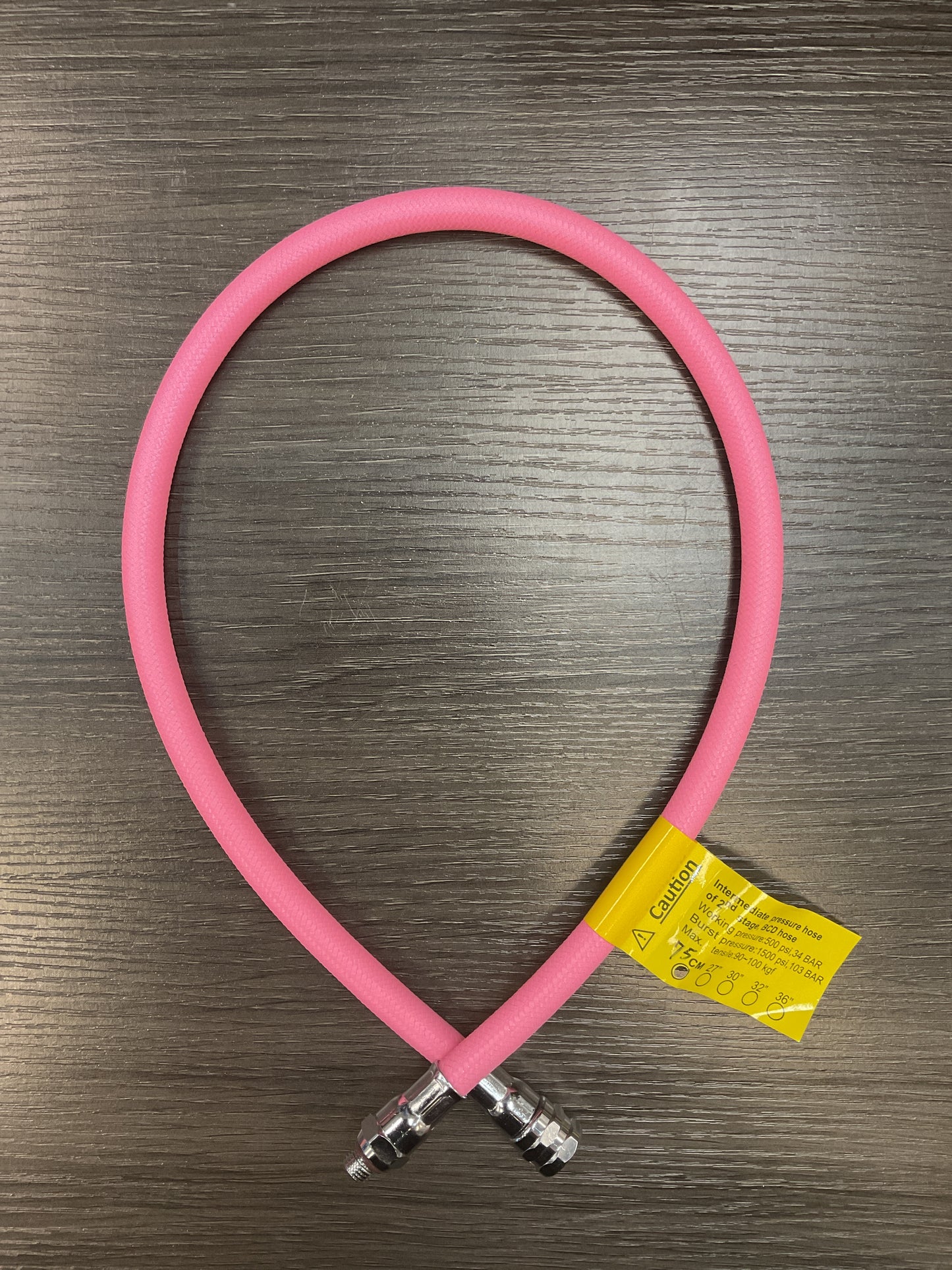 PSI LOW PRESSURE REGULATOR HOSE 75CM LIGHT PINK