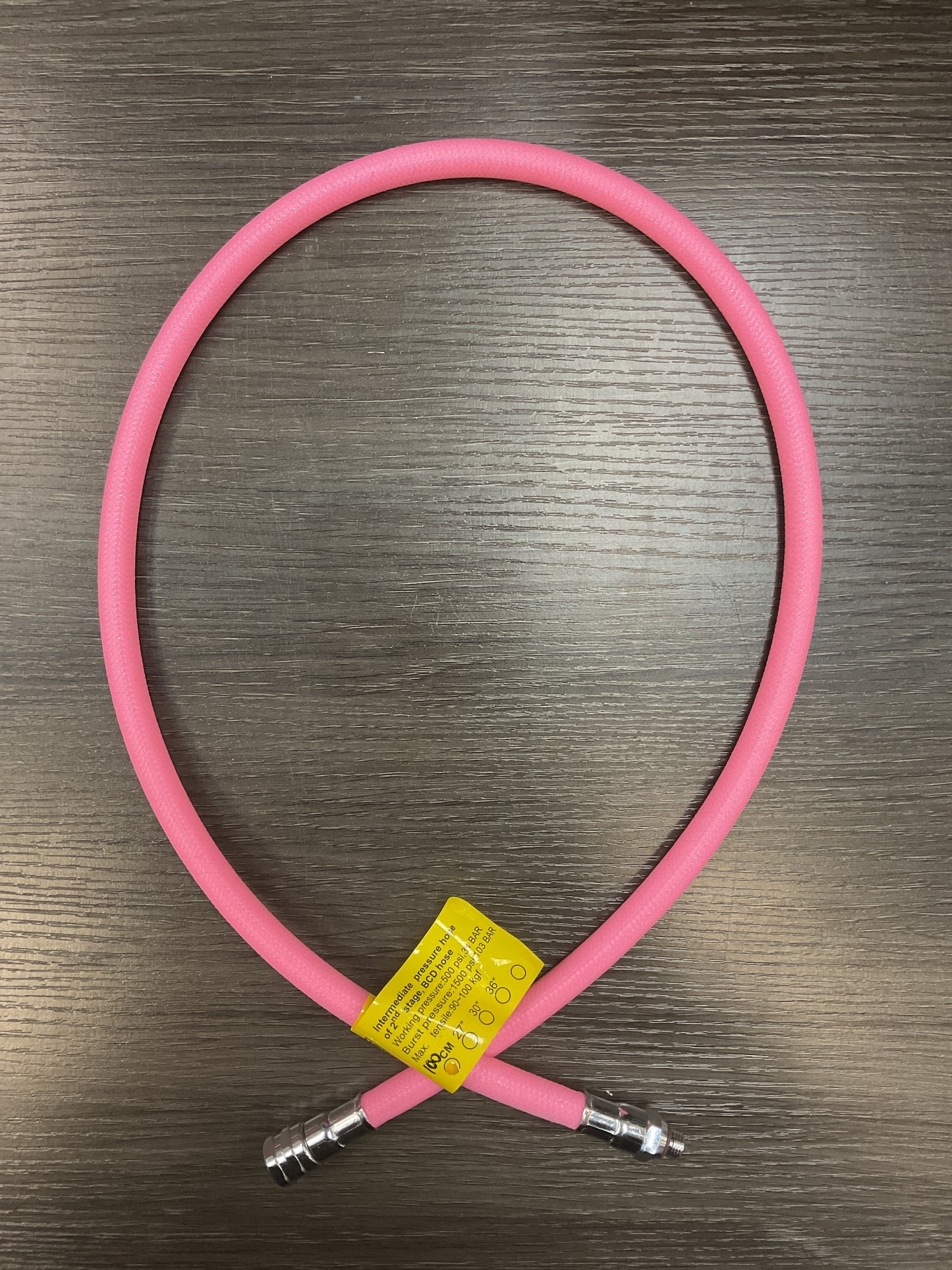PSI LOW PRESSURE REGULATOR HOSE 100CM LIGHT PINK