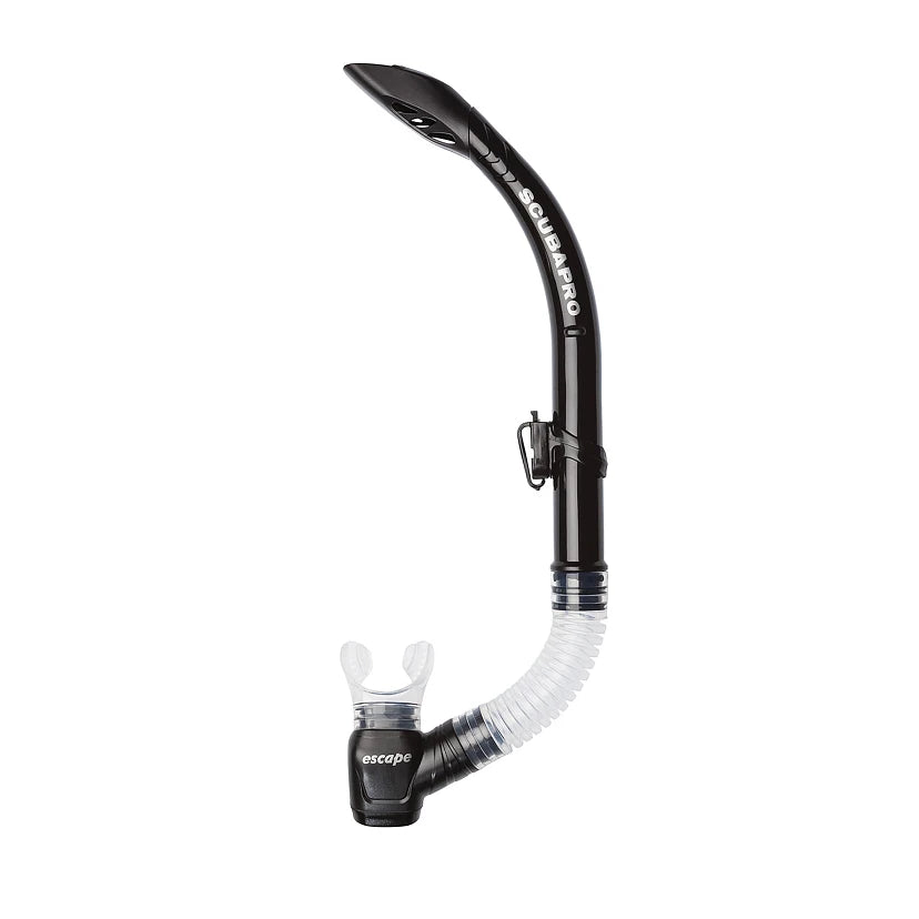 SCUBAPRO ESCAPE SEMI-DRY SNORKEL BLACK