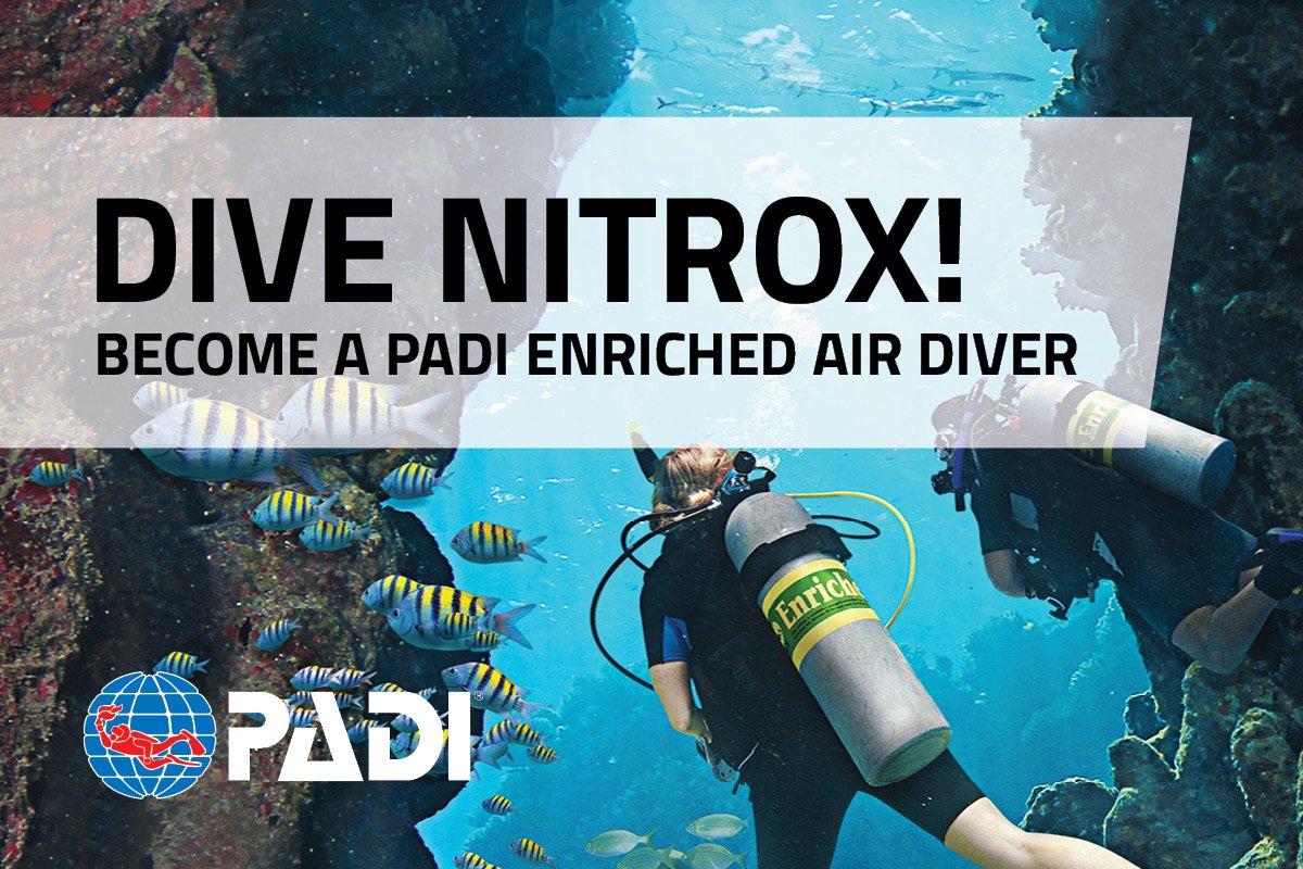 PADI 高氧潜水员课程｜PADI ENRICHED AIR DIVER COURSE