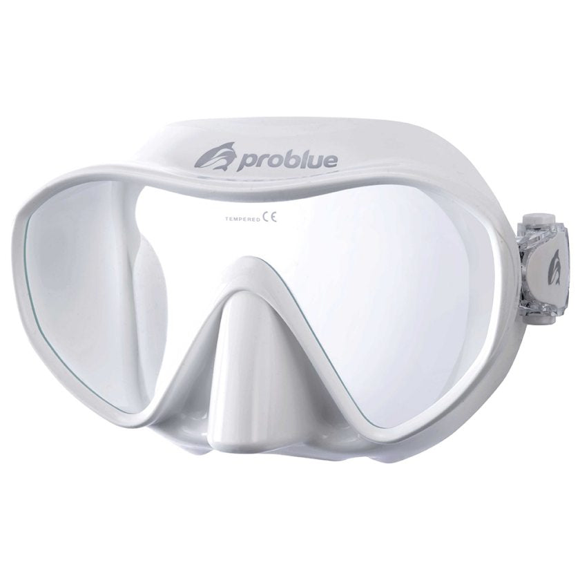 PROBLUE SCUBA MASK WHITE