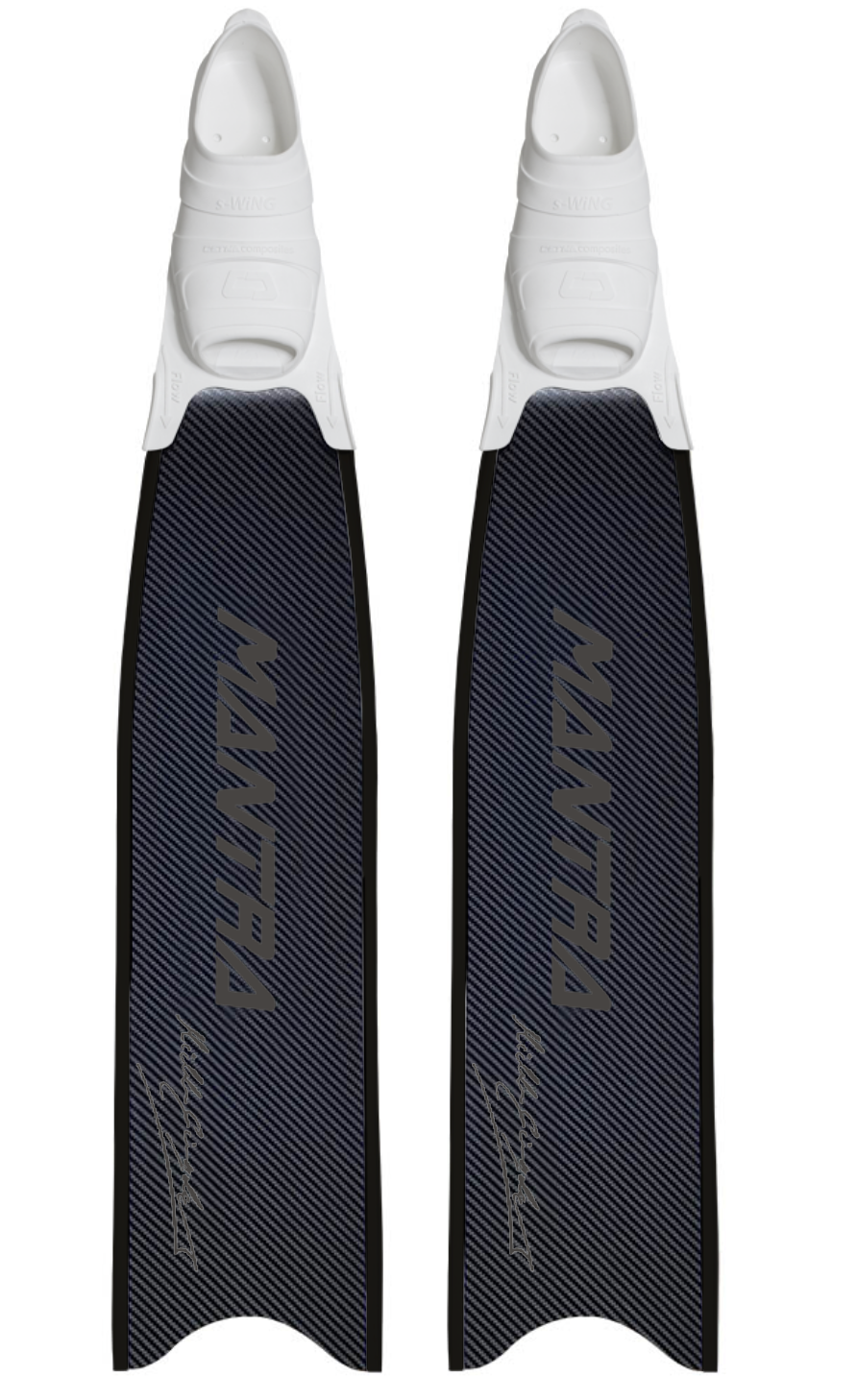 CETMA COMPOSITES MANTRA CUSTOM FIN WITH FOOT POCKET -DARK GERY