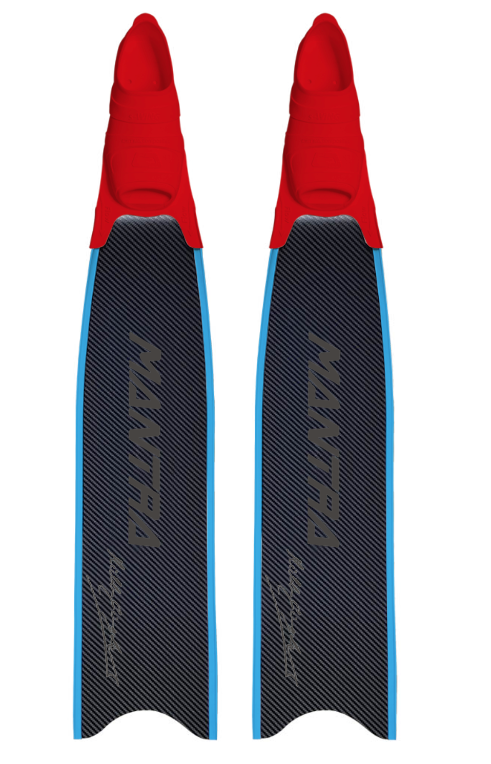 CETMA COMPOSITES MANTRA CUSTOM FIN WITH FOOT POCKET -DARK GERY
