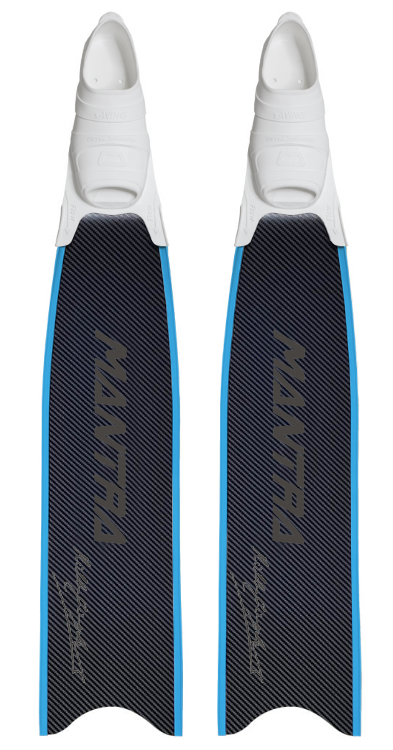 CETMA COMPOSITES MANTRA CUSTOM FIN WITH FOOT POCKET -DARK GERY