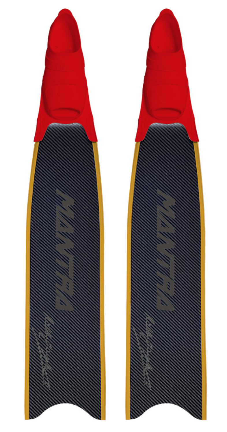CETMA COMPOSITES MANTRA CUSTOM FIN WITH FOOT POCKET -DARK GERY