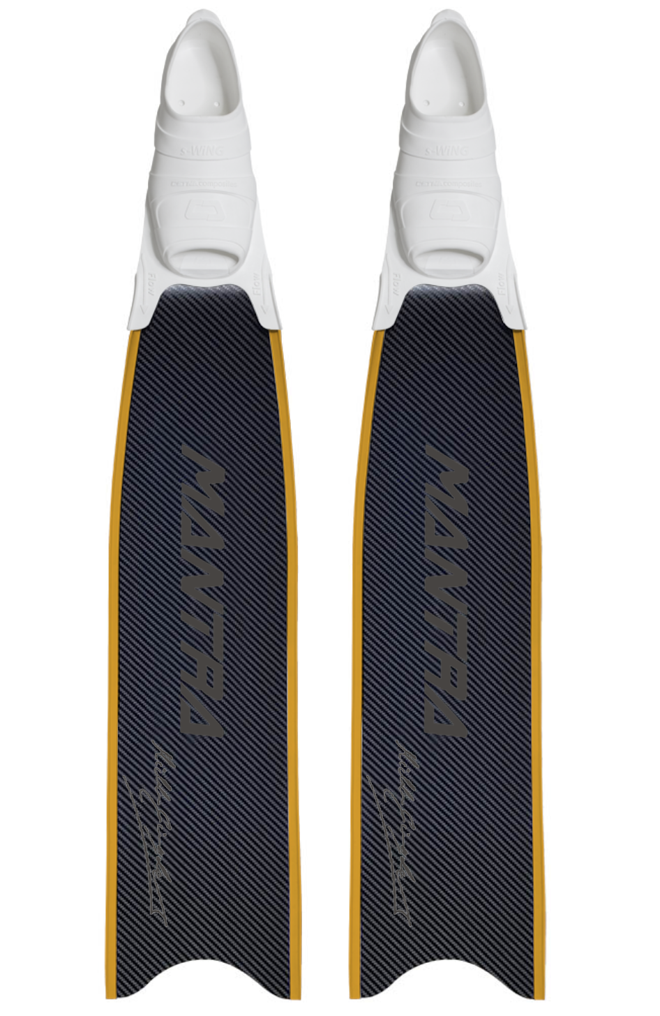 CETMA COMPOSITES MANTRA CUSTOM FIN WITH FOOT POCKET -DARK GERY