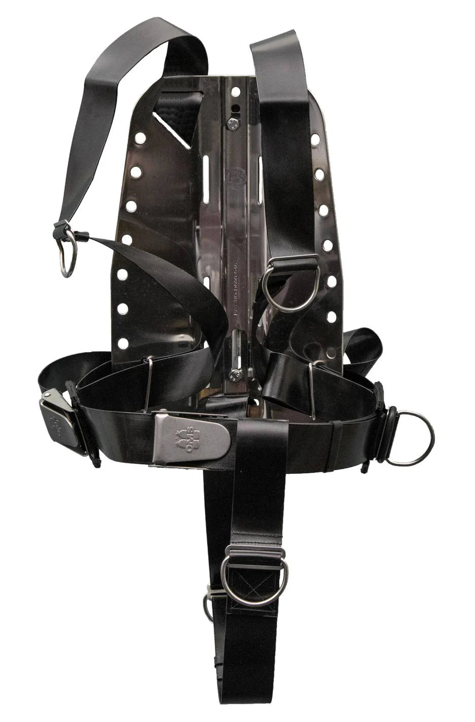 Oms Ss/Al Backplate With Smartstream Harness And Crotch Strap - Size Ss