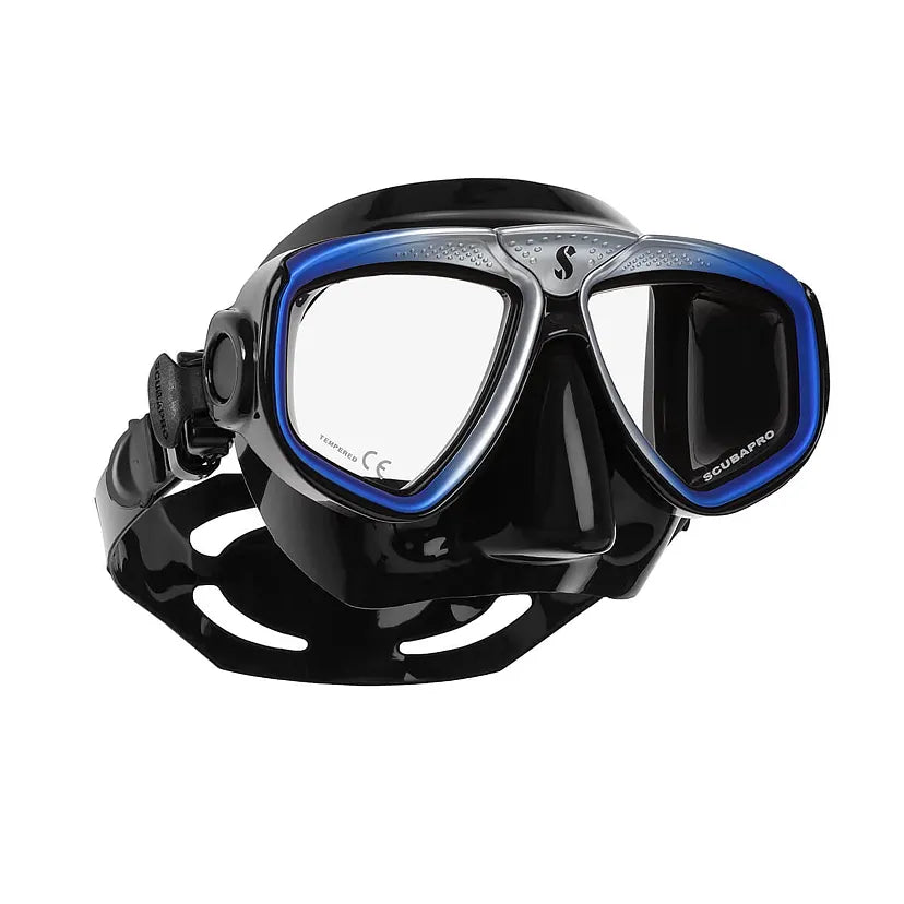SCUBAPRO ZOOM DIVE MASK, BLACK BLUE