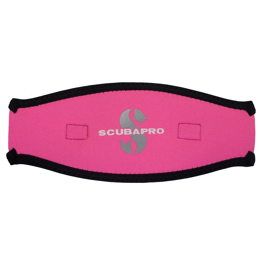 SCUBAPRO DIVE MASK STRAP, 2.5MM, BLACK/PINK