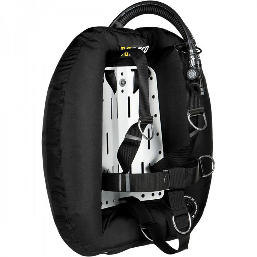 Xdeep Hydros Scuba Diving Bcd For Doubles - Aluminum - 40 Lb - Black