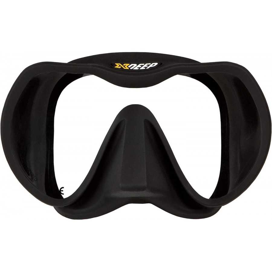 XDEEP RADICAL FRAMELESS DIVE MASK, BLACK