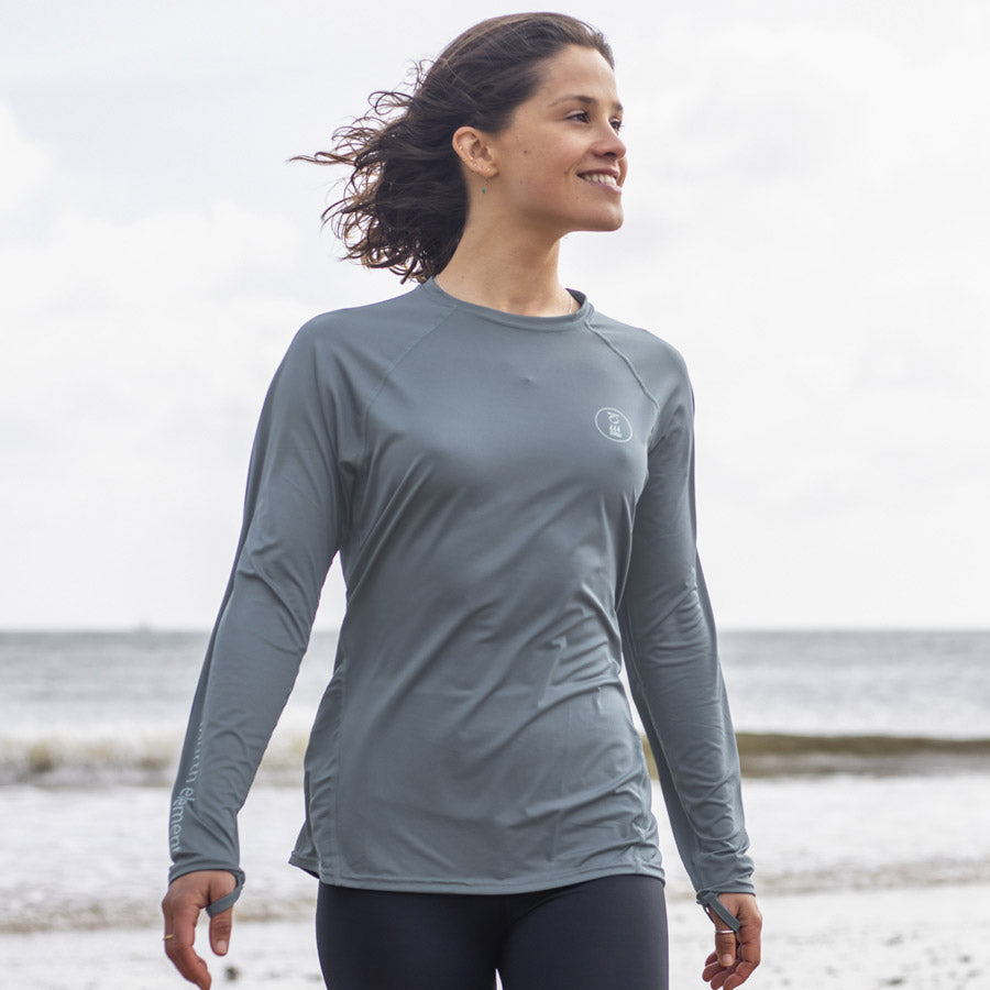 Fourth Element Women's Long Sleeve Hydro-T Size XS - Baltic Blue