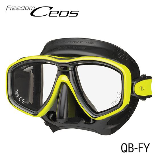 TUSA FREEDOM CEOS DIVE MASK YELLOW