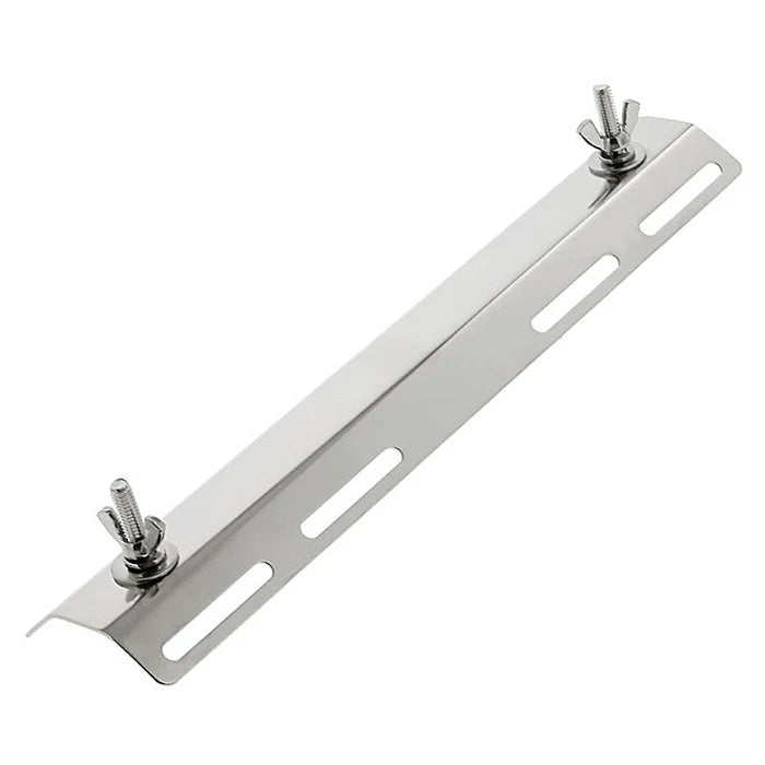 Oms Stainless Single Tank Adapter Plate W/Hardware Only