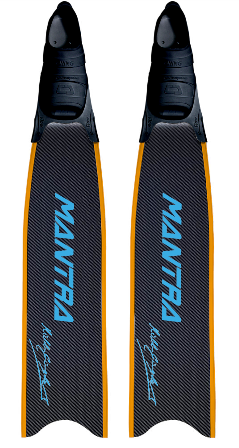 MANTRA CUSTOM FIN WITH FOOT POCKET - CYAN