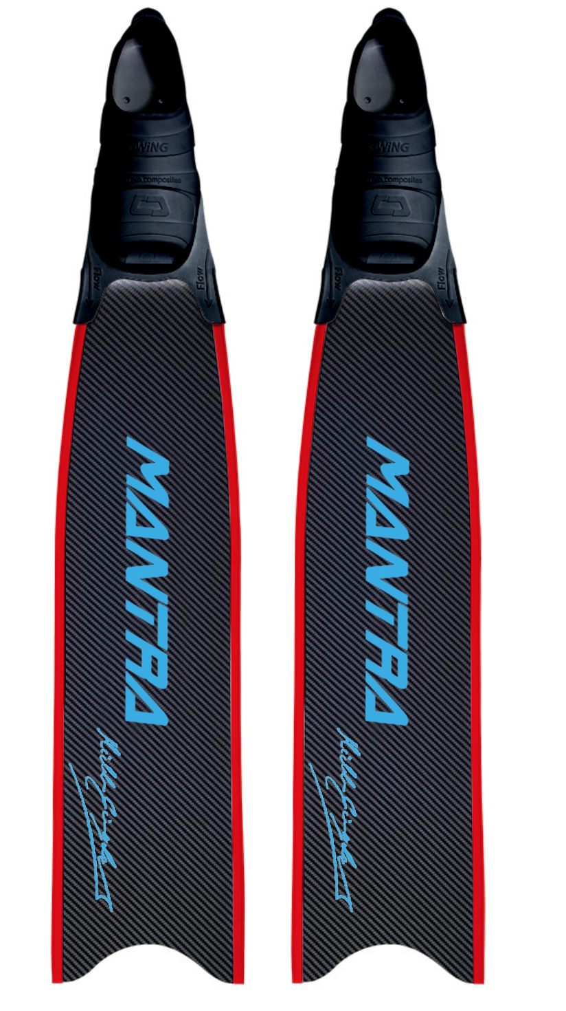 MANTRA CUSTOM FIN WITH FOOT POCKET - CYAN