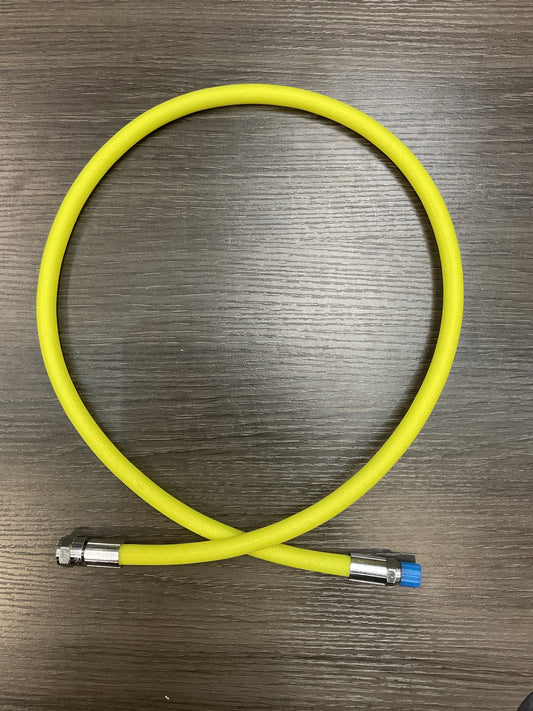 DIVERITE LOW PRESSURE REGULATOR HOSE 40” YELLOW