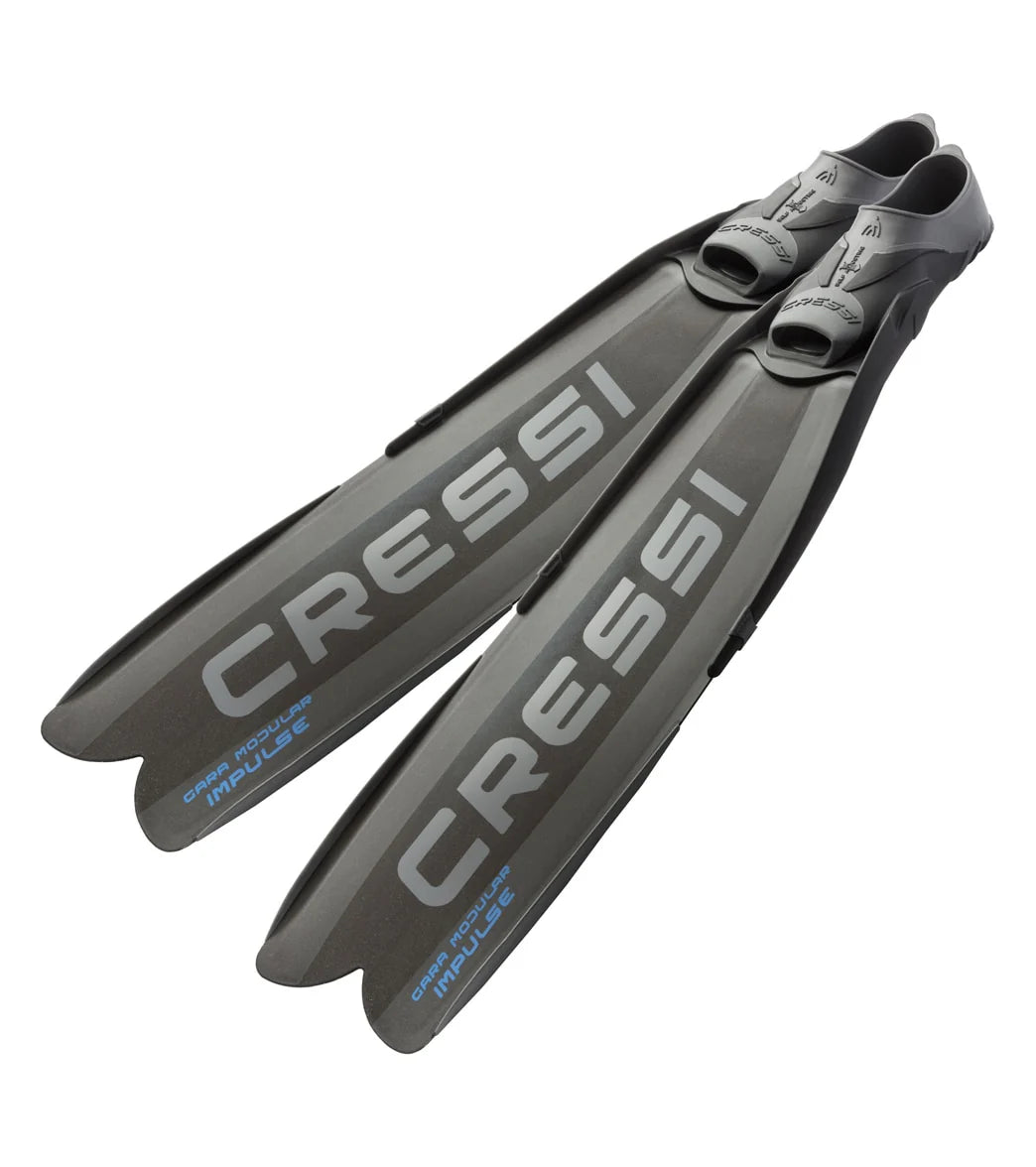 CRESSI GARA MODULAR IMPULSE FREE DIVING FINS BLACK