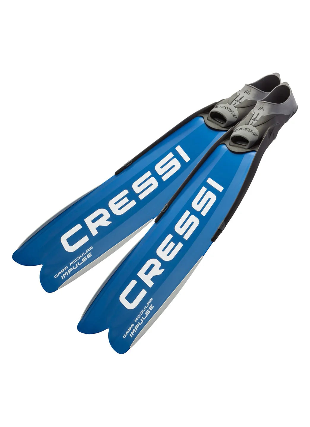 CRESSI GARA MODULAR IMPULSE FREE DIVING FINS BLUE