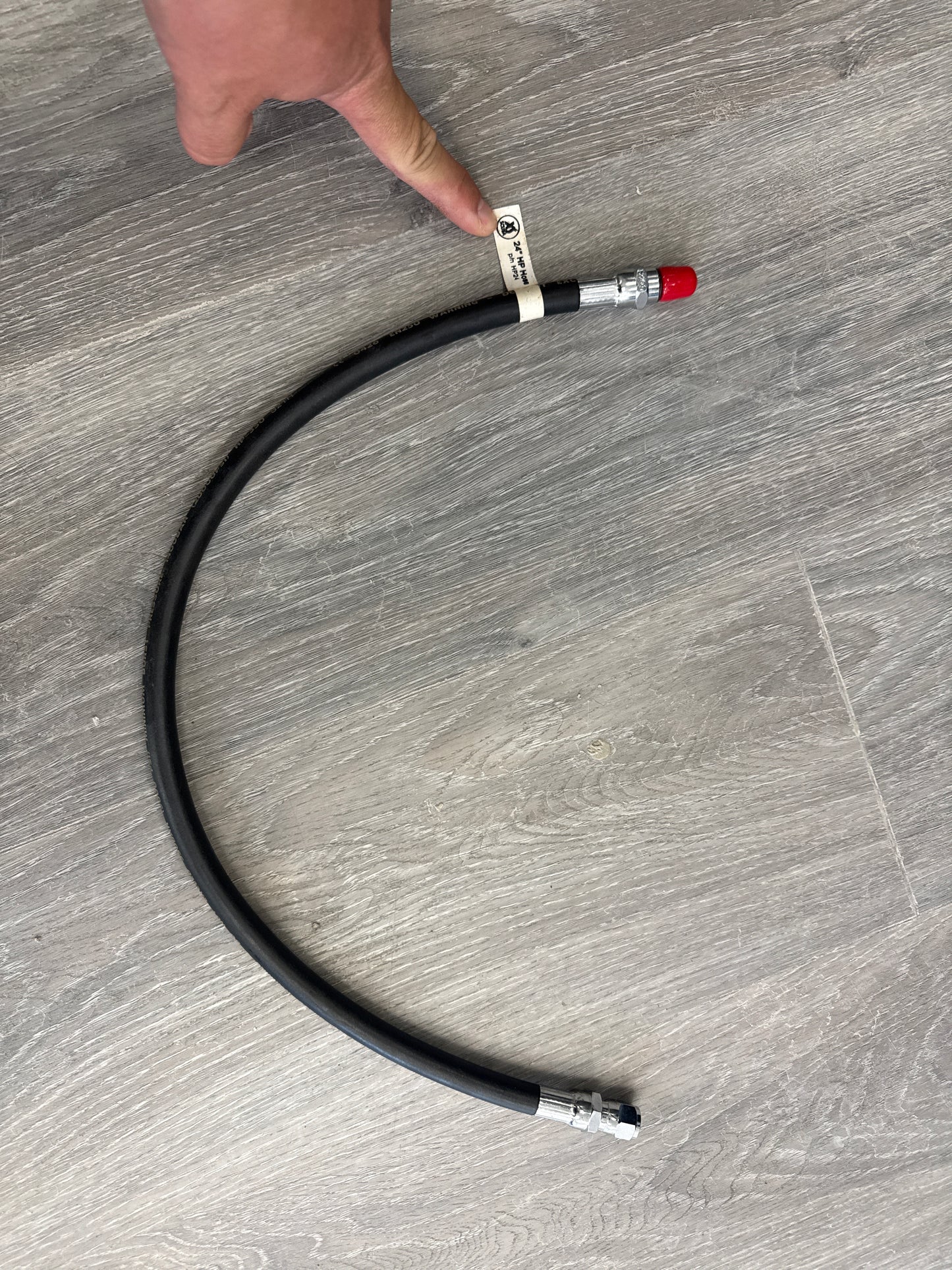 XS SCUBA RUBBER HOSES - GAUGE HIGH PRESSURE - 24 inch