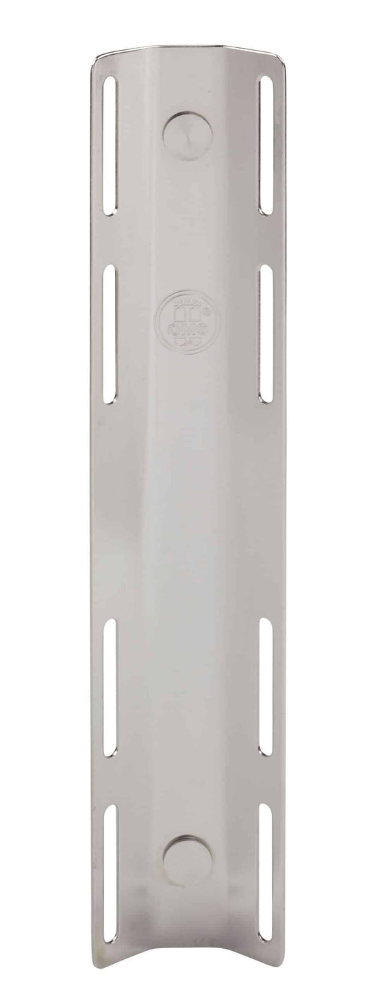 OMS STAINLESS SINGLE TANK ADAPTER PLATE W/HARDWARE ONLY