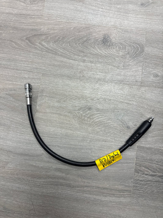 SCUBAPRO 23 INCH BCD/DRYSUIT RUBBER HOSE