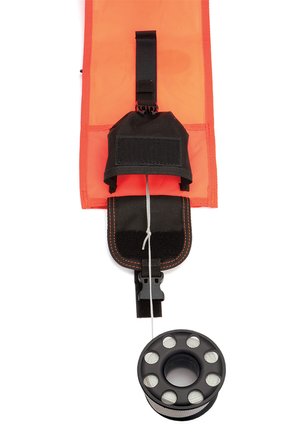 XS SCUBA “QUICK LAUNCH” MARKER BUOY, ORANGE