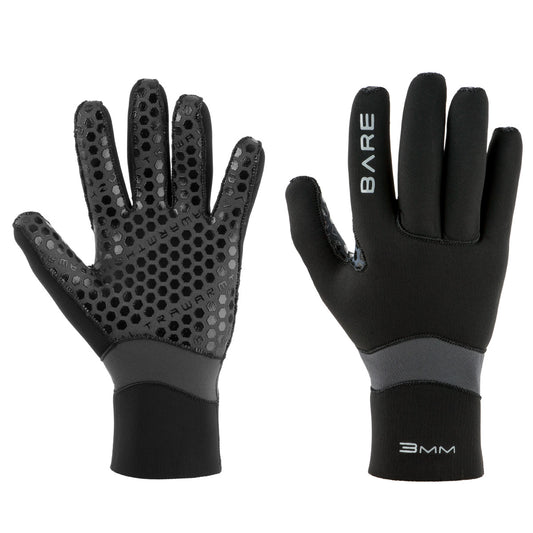 BARE 3MM ULTRAWARMTH GLOVE, BLACK, L