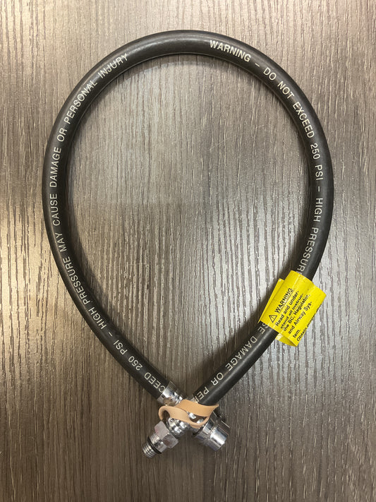 Psi Low Pressure Bcd/Drysuit Rubber Hose 24”
