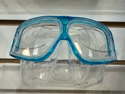 PROBLUE MANTIS LV 2 - WINDOW FREEDIVING MASK SEA MIST BLUE