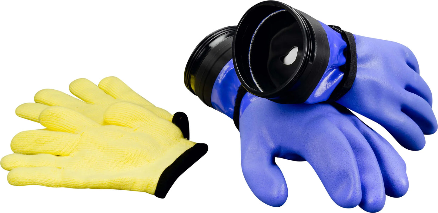 DUI ZIPSEAL GLOVES - HEAVY DUTY WITH DAMS