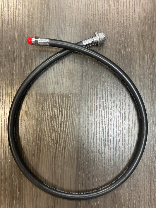 XS SCUBA RUBBER HOSES - 36 inch - BCD/DRYSUIT QD LOW PRESSURE