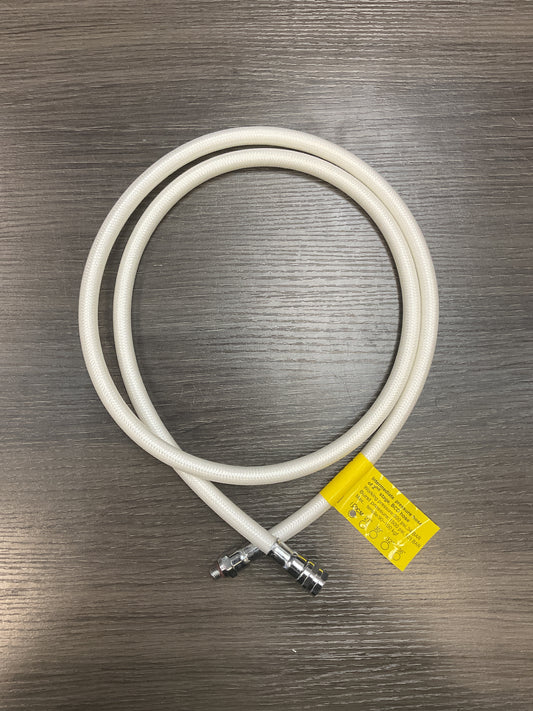 Psi Low Pressure Flex Regulator Hose 150Cm White