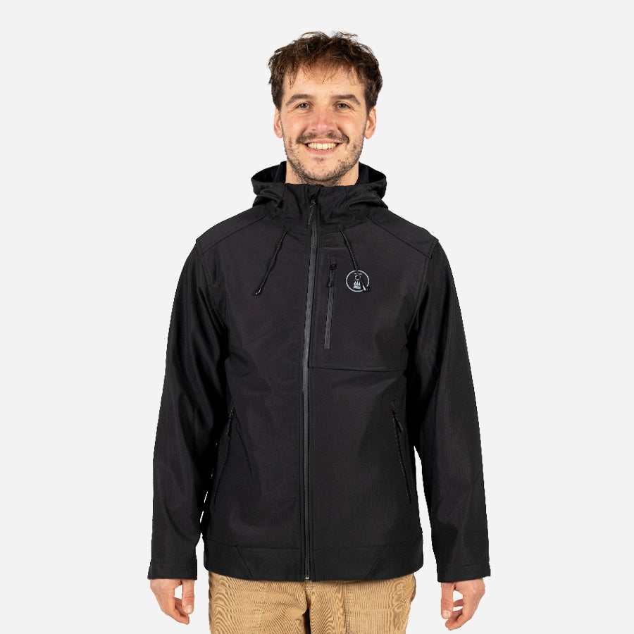 FOURTH ELEMENT MEN'S WINDBREAKER JACKET BLACK XXL