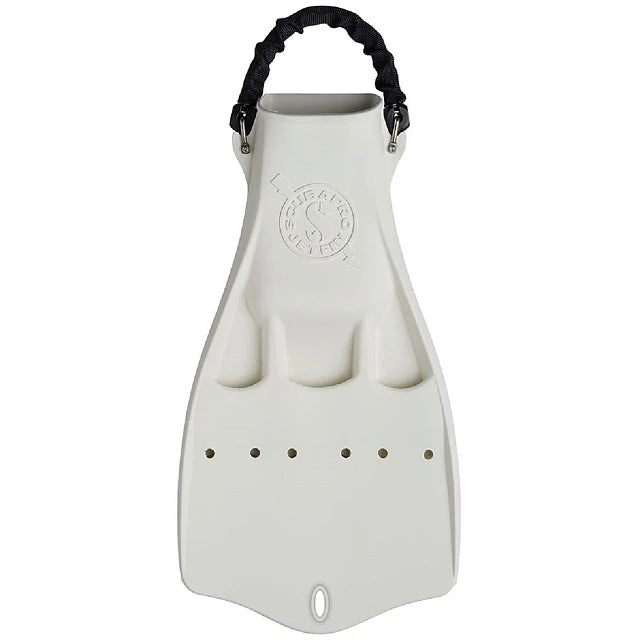 SCUBAPRO JETFIN W/SPRING HEEL STRAP WHITE SIZE XXL
