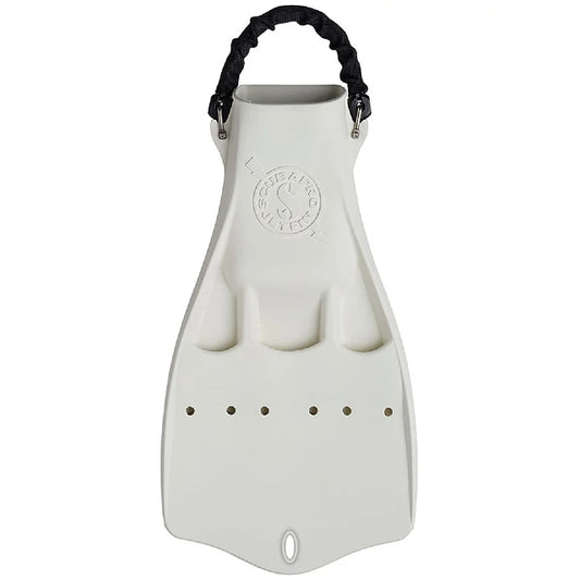 SCUBAPRO JETFIN W/SPRING HEEL STRAP WHITE SIZE XXL