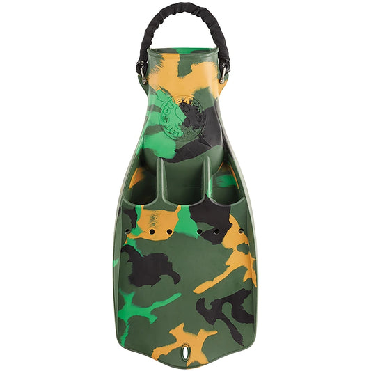 SCUBAPRO JETFIN W/SPRING HEEL STRAP GREEN CAMO SIZE XL