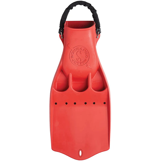 SCUBAPRO JETFIN W/SPRING HEEL STRAP RED SIZE L