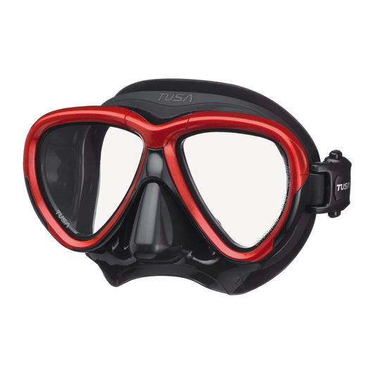 TUSA INTEGA DIVE MASK, METALLIC DARK RED